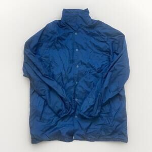 Vintage Sears The Men’s Store Outerwear Jacket XL Tall Navy Blue Windbreaker